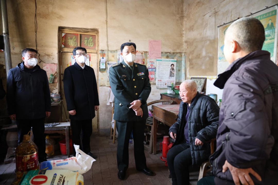 信用新河邢台市委常委军分区政委王厚恩来新河县开展迎新春四个一双拥